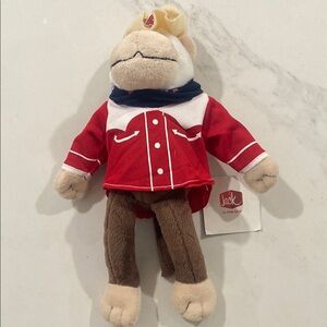 Angel Baseball Rally Monkwy give away. Jack in the Box cowboy with Red Jacket